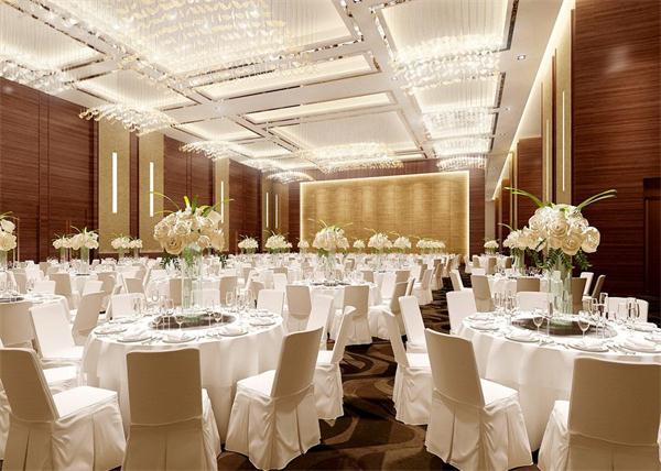 酒店宴會廳大型水晶燈具廠家定制  整體照明設(shè)計一站式